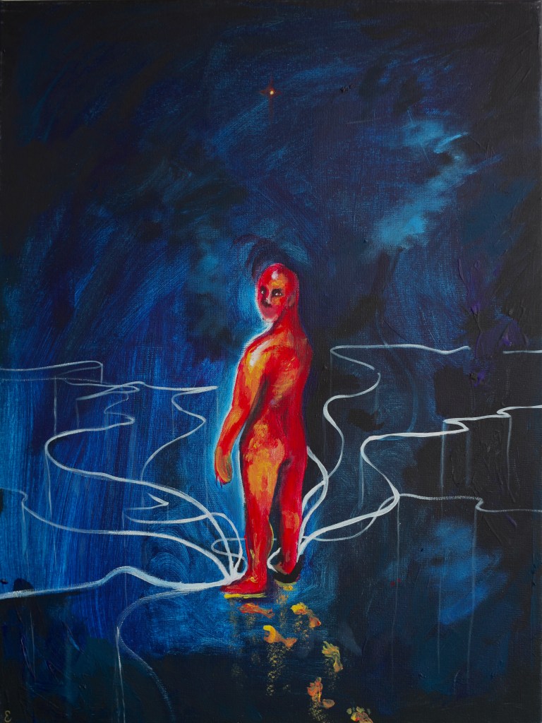 Timelines 
2024
24x18
Acrylic on Canvas 
California